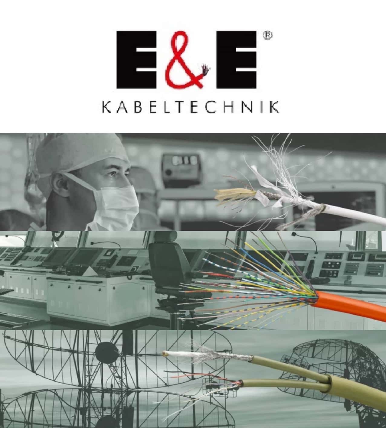 Кабель провод E&E логотип