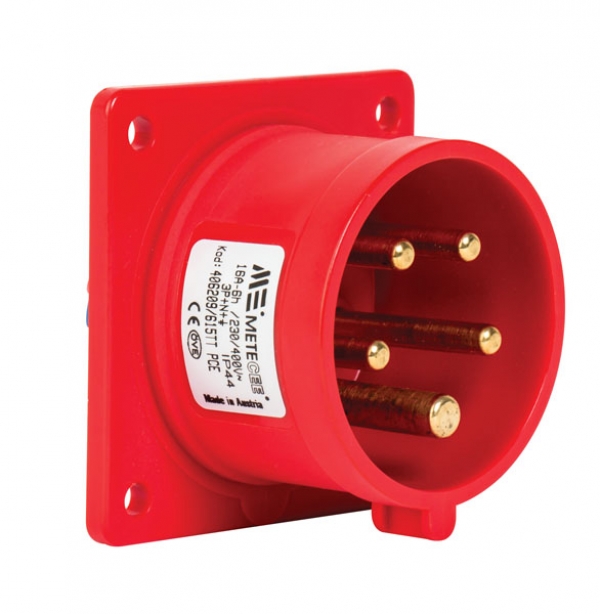 Штекер с фланцем (прямой) / 406209