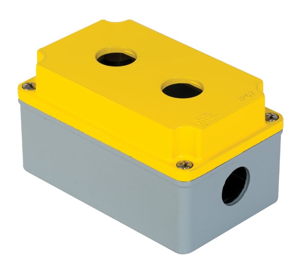 Алюминиевая кнопка коробка (İkili) / 402610