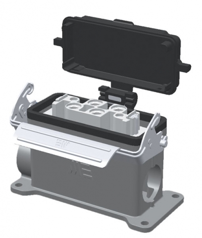 Розетка (Çift Giriş Tek Mandallı Kapaklı) / 403764S