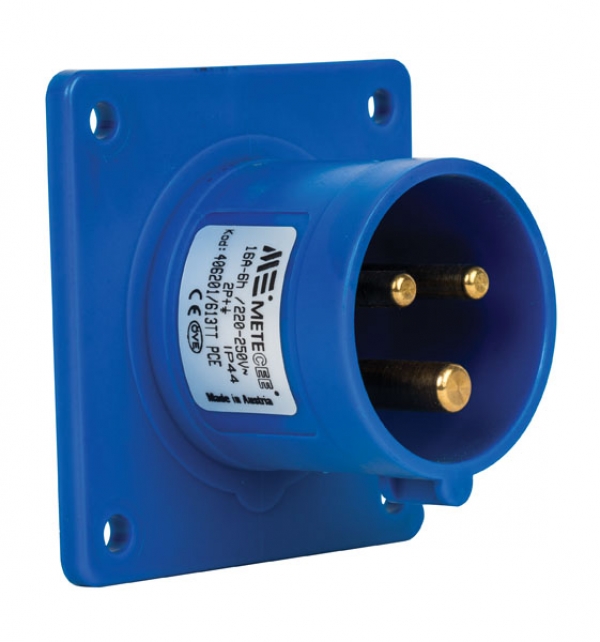 Штекер с фланцем (прямой) / 406201V