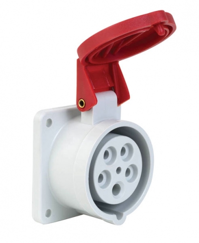 Гнездо с фланцем (прямой) / T132001