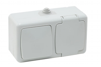 вызов + Заземленная розетка с крышкой (Yatay) / 40502705