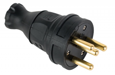 Резиновый Прямой штекер / 401003