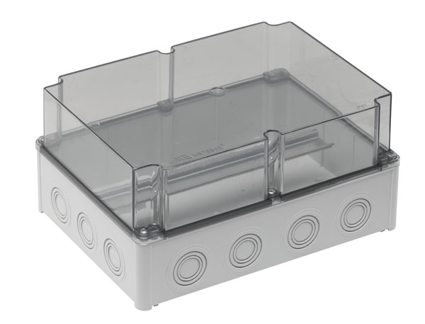 Горизонтальная клеммная коробка (глубокая прозрачная крышка) / 40203607