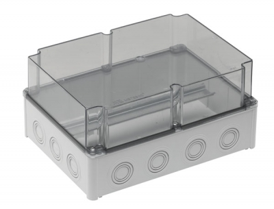 Горизонтальная клеммная коробка (глубокая прозрачная крышка) / 40203607
