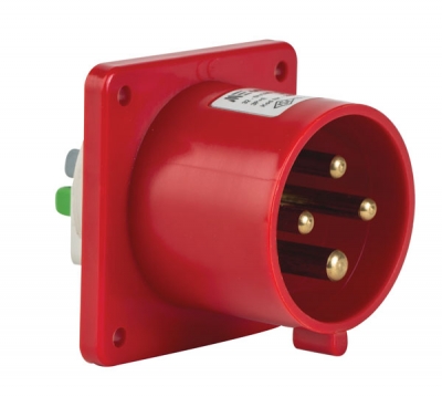 Штекер с фланцем (прямой) / T28012