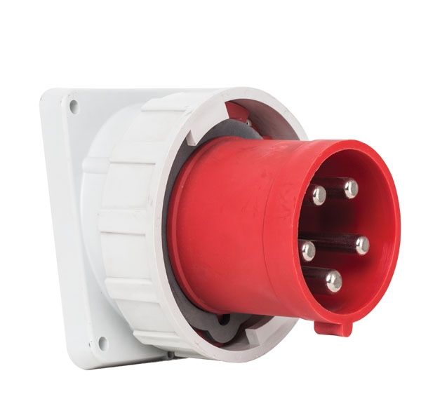 Штекер с фланцем (прямой) / T2876